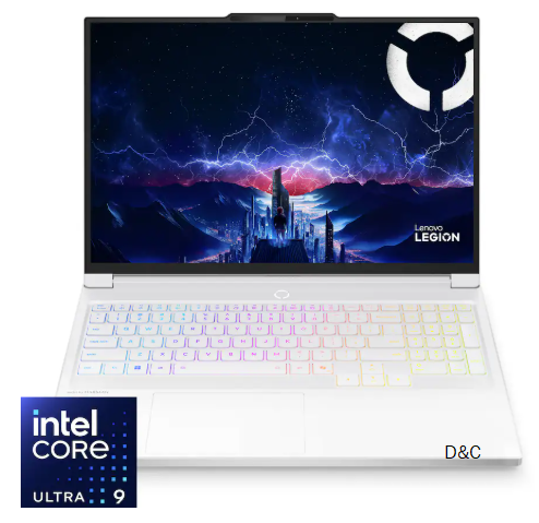 Lenovo – Legion 7i 16″ 2.5k OLED Gaming Laptop – Intel Core Ultra 9 275HX 2025 – 32GB RAM – NVIDIA GeForce RTX 5070 – 1TB SSD – Glacier White