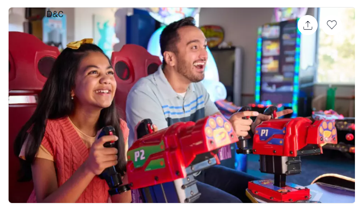 Chuck E. Cheese Family Play & Pizza Package!