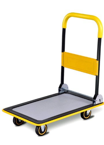 Costway 330lbs Folding Platform Cart Dolly Push Hand Truck Moving Warehouse Foldable