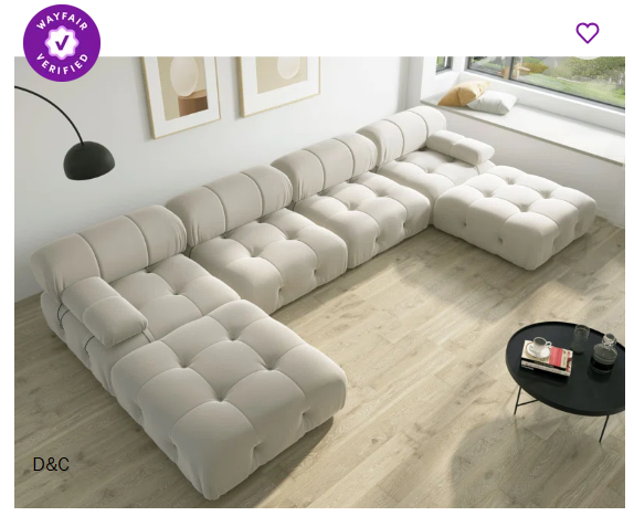 Cylar 138.6” Wide Velvet Reversible Modular Sofa & Chaise with Ottoman