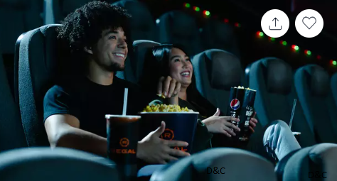Save 40% on Regal Movie Tickets—Including Premiere & Premium Format Tickets—Plus Discount On Popcorn and Snacks!