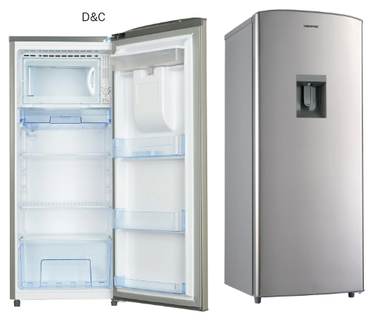 Farberware 6.2cu ft Refrigerator, with Water Dispenser, Stainless Steel Look