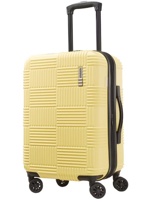 American Tourister NXT Checkered Hardside Carry On Spinner Suitcase