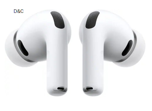 Apple – AirPods Pro 3, Wireless Active Noise Cancelling Earbuds with Heart Rate Sensing Feature – White