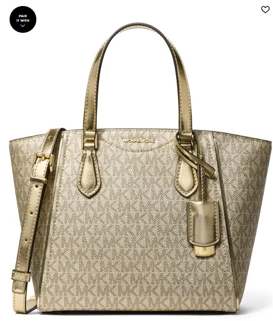 Michael Kors Women’s Taryn Convertible Tote Crossbody Handbag