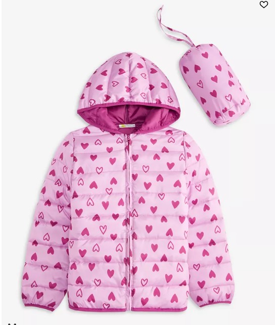 Girls’ 5-20 Packable Long-Sleeve Jacket, Macy’s Exclusive