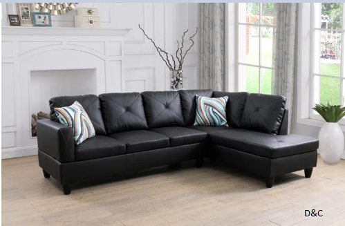 Glennia 2 – Piece Faux Leather Sectional