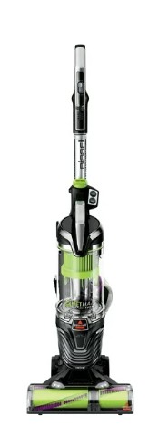 BISSELL Upright Vacuum, Pet Hair Eraser Turbo Pet Friendly, Bagless, Hard Floor and Carpet, with Tangle Free Brush Roll, Extension Wand, 2475, Grey
