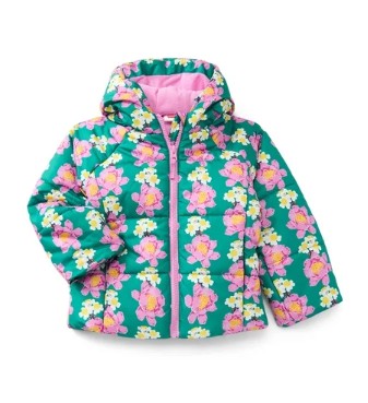 LEGO® Botanicals Toddler Girl Puffer Jacket, Sizes 2T-5T