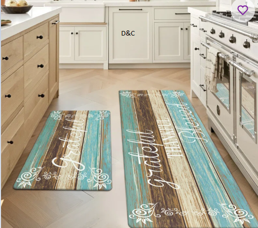 Anti-Fatigue Non-Skid Waterproof Kitchen Mat (Set of 2)