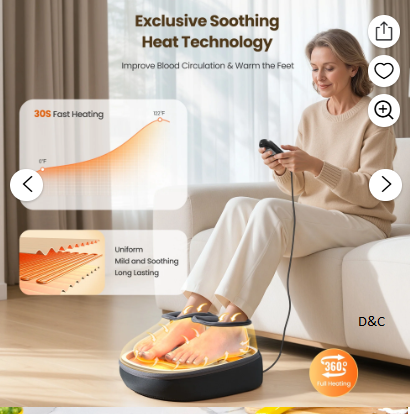 Heated Foot Massager Shipped!