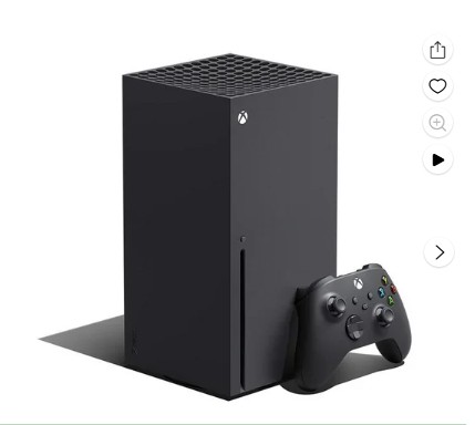 Xbox Series X – Gaming Console – 1TB SSD – Includes Xbox Wireless Controller – 4K Gaming – 120FPS – Carbon Black – with disk