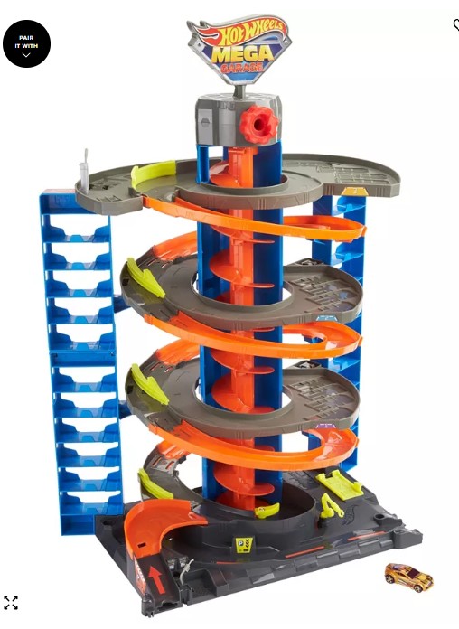 Hot Wheels City Mega Garage Playset Cars