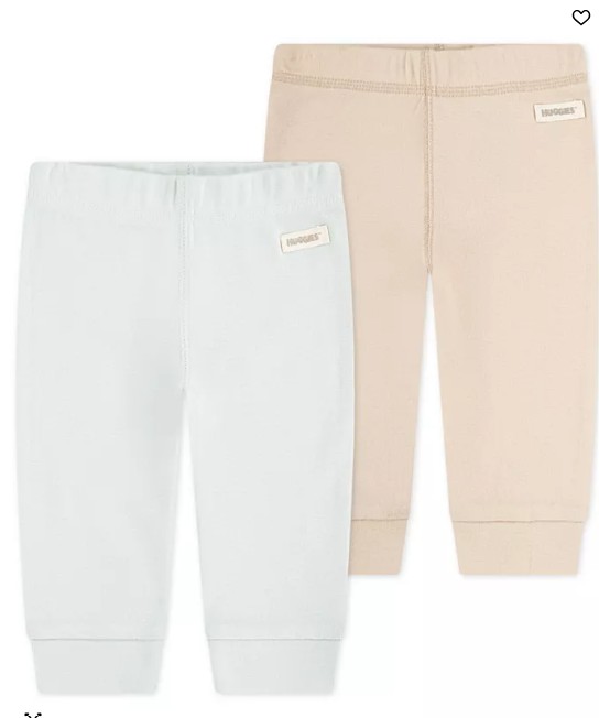 Baby Boys’ and Girls’ Pull-On Pants, 2-Pack Set