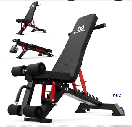 Adjustable Weight Bench – Foldable Workout Bench for Home Gym