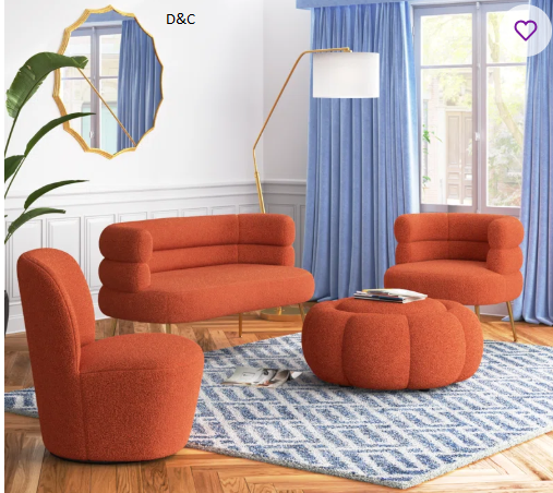 Tillie 4 – Piece Living Room Set