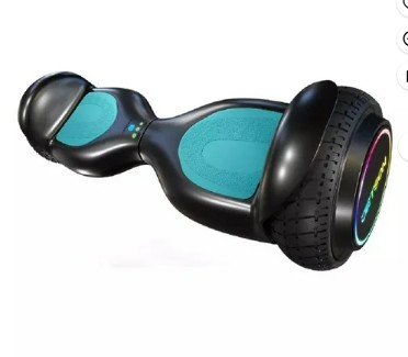 Jetson Dash Hoverboard, LED Lights, Black, Kids 6+