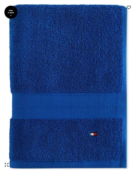 Modern American Solid Cotton Bath Towel, 30″ x 54″
