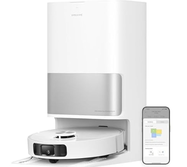 DREAME L10s Ultra Gen 2 Robot Vacuum and Mop, 10,000Pa Suction, MopExtend Tech, All-in-One Base Station, 75 Days Auto-Empty, Mop Self-Washing&Drying, Smart Obstacle Avoidance, Carpet Cleaning