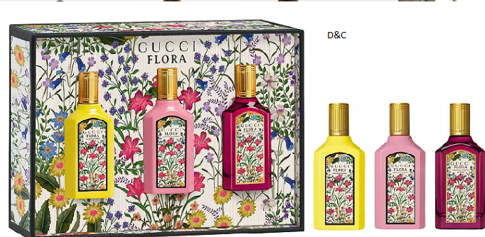 Gucci Mini Flora Gorgeous Collection Perfume Sampler Gift Set