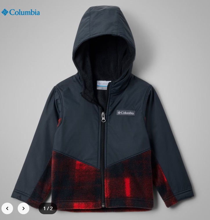 Toddler Steens Mt™ II Overlay Hooded Fleece Jacket