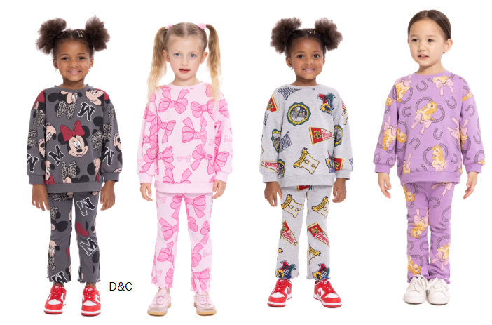 My Little Pony Toddler Girls Printed Crewneck Sweatshirt and Flare Leggings Set, 2 Piece, Sizes 12M-5T