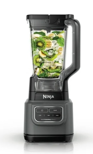 Ninja Classic Blender, 1000 Watts, 3 Speeds, Smoothies, 72 Oz. Pitcher, Total Crushing Blades, Dark Gray BE200