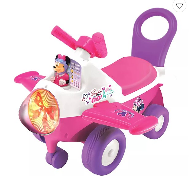 Disney’s Minnie Mouse Activity Plane Ride-On by Trademark Global