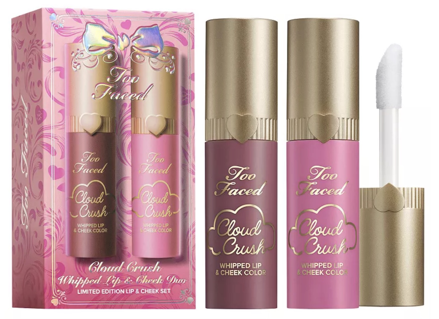 Too Faced Cloud Crush Whipped Lip & Cheek Duo Makeup Gift Set