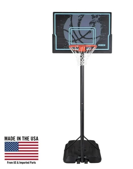 Lifetime 44-Inch Impact Portable Basketball Hoop with Telescoping Adjustment & Classic Rim – Model 90759-Outdoor Play