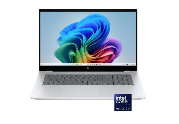 HP – OmniBook X – Copilot+ PC – 17.3″ 2K Touch-Screen Laptop – Intel Core Ultra 7 256V 2024 – 16GB Memory – 1TB SSD – Glacier Silver