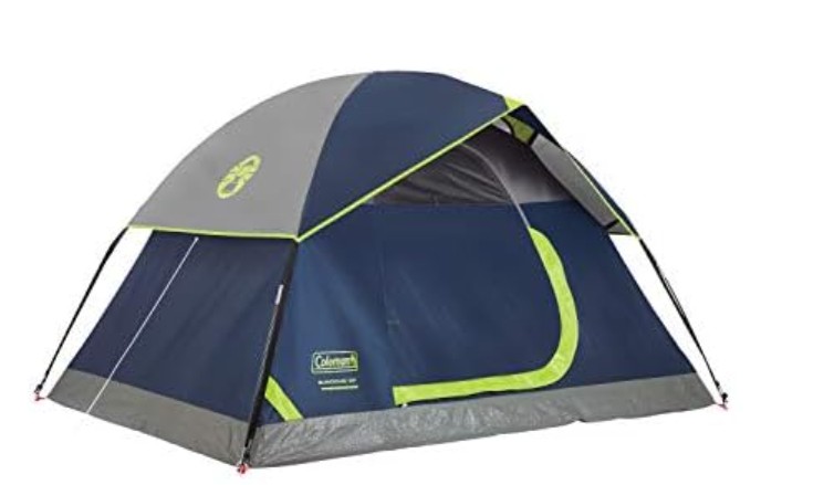 Coleman Sundome Camping Tent with Rainfly, 2 Person Tent Sets Up in 10 Mins, Weatherproof Shelter for Camping, Festivals, Backyard, Sleepovers, & More