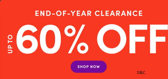 WAYFAIR YEAR END CLEARANCE