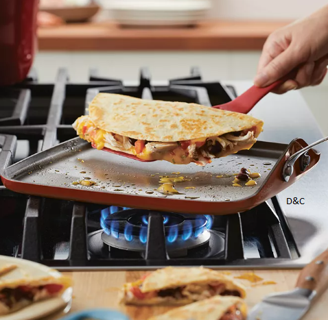 Cook + Create Aluminum 11-Inch Nonstick Griddle Pan, Gray