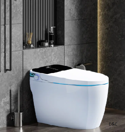 BCAN Smart Toilet with Tankless Bidet Wash, Auto Open Lid