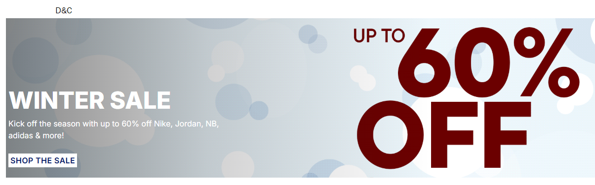 Champs Sports Winter Sale upto 60% off!!!Nike, New Balance & more!