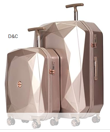 kensie Women’s Gemstone Luggage, Available in: 2 Piece Set (28″/20″)- Your Choice of Color