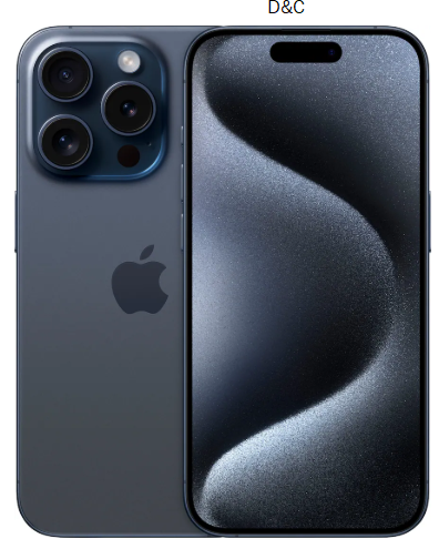 Apple – Refurbished Excellent – iPhone 15 Pro A2848 (Fully Unlocked) 128GB – Blue Titanium