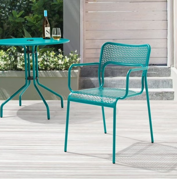 Member’s Mark Café Collection Steel Chair, Set of 2