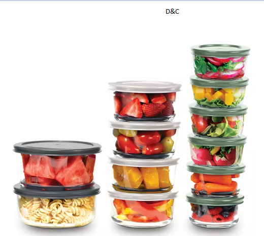 Art & Cook24 Piece Glass Food Storage Set