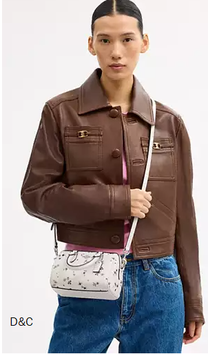 coachoutlet Mini Rowan Crossbody Bag With Star Print