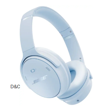 Bose – QuietComfort Wireless Noise Cancelling Over-the-Ear Bluetooth Headphones – Ice Blue