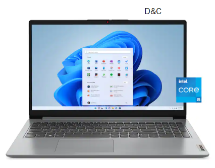 Lenovo – IdeaPad 1i 15.6″ Full HD Laptop- Intel Core i5-1335U 2023 – 16GB Memory – 256GB SSD – Cloud Grey