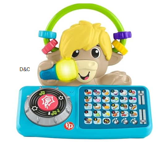 Fisher-Price Baby Learning Toy Link Squad A to Z Yak with Interactive Music & Lights for Ages 9+ Months, Compatible Only with Link Squad Items