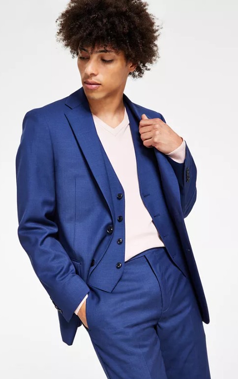 Men’s Slim-Fit Wool-Blend Stretch Suit Jackets – CLOSE OUT!