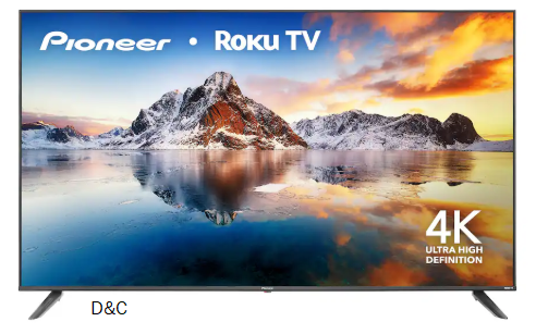 Pioneer – 65″ Class LED 4K UHD Smart Roku TV