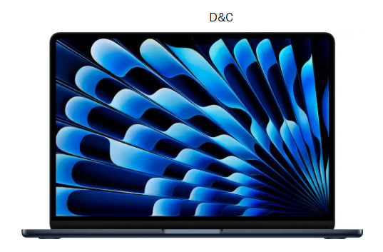 Apple – MacBook Air 13-inch Laptop – Apple M4 chip Built for Apple Intelligence – 16GB Memory – 256GB SSD – Midnight