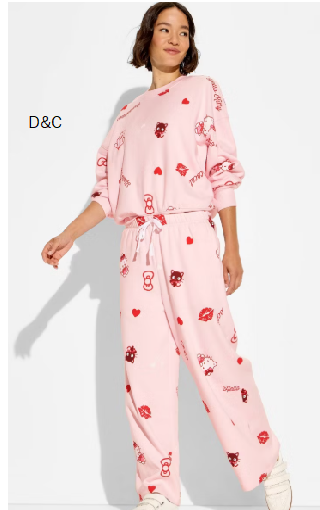 Valentines Women’s Hello Kitty Fleece Sets ar Target💓