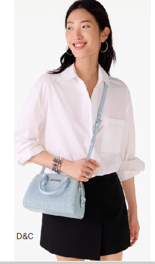 katespadeoutlet Madison Studded Denim Small Dolly Duffle