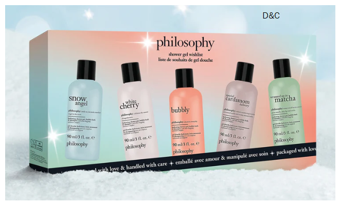 shower gel wishlist holiday gift set